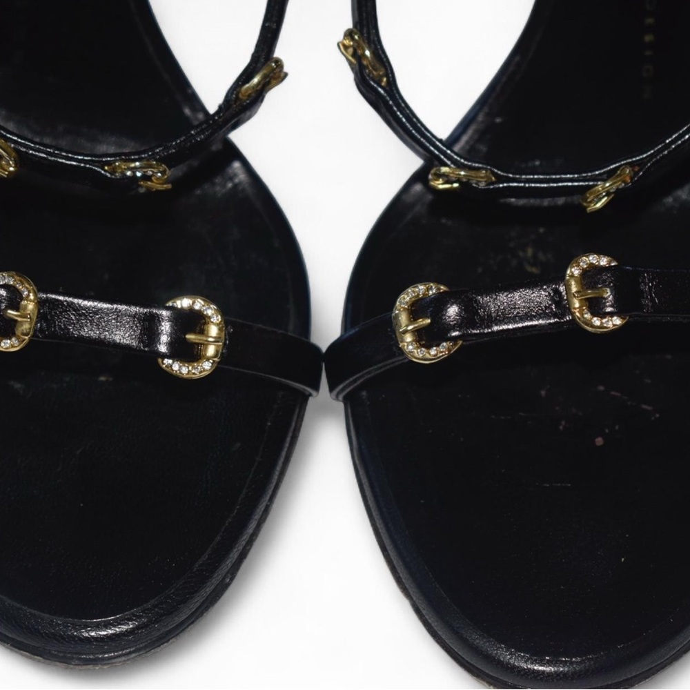 Giuseppe Zanotti gold buckle detail heels - Picture 3 of 7